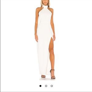 NBD Wilma dress white evening gown